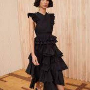 Ulla Johnson Aurore Dress in Black